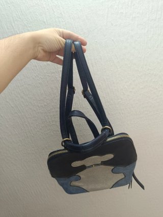Bolso Negro y Azul