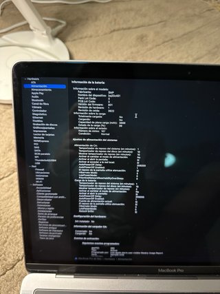 MacBook Pro 13" (2017) – 4 Puertos. 167 ciclos