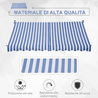 Tenda da Sole a Bracci 3x1.5m con Manovella e Stru