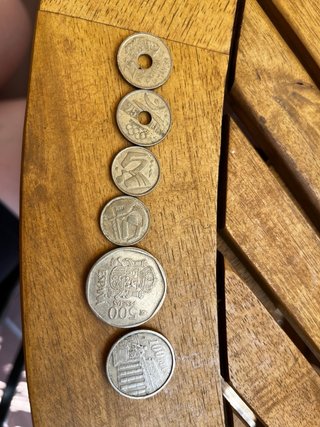 Lote 7 Monedas españolas