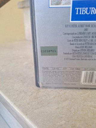 VHS Tiburón ediciónvideoclub(Ganadora 3 Oscars)