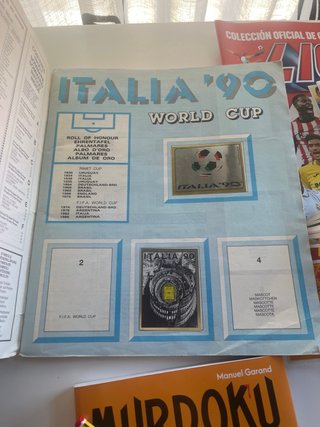 Album Mundial Italia 90 Panini