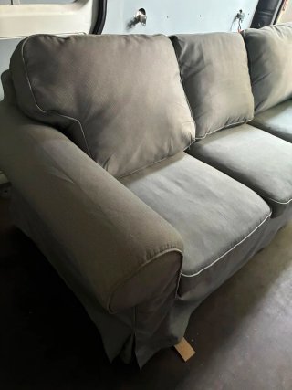 Sofá 3 plazas Ikea gris