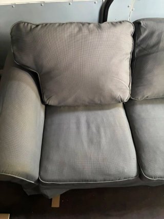 Sofá 3 plazas Ikea gris