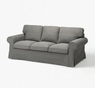 Sofá 3 plazas Ikea gris
