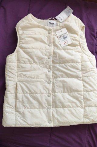 Chaleco cortavientos Yerse beige Talla S