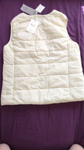 Chaleco cortavientos Yerse beige Talla S