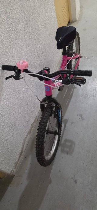 Bicicleta infantil 18 pulgadas rosa