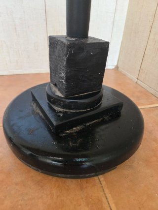 Sombrilla de mesa con pie
