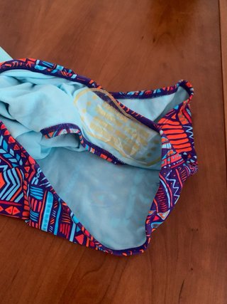 Bañador deportivo Decathlon mujer estampado