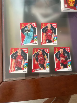 Lote 5 cromos fútbol RCD Mallorca