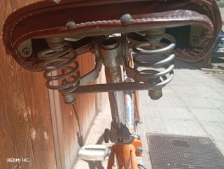 Bicicleta Paseo Naranja Vintage