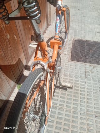 Bicicleta Paseo Naranja Vintage