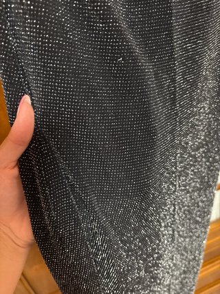 Vestido fiesta brillo negro sin estrenar