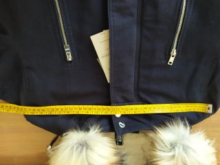 Parka/Cappotto nuovo con pelliccia sintetica