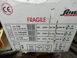 Ingletadora Femi ART. 746 1300W Ø300