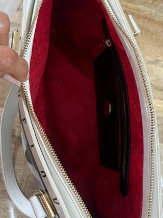 Bolso Love Moschino Negro y Blanco