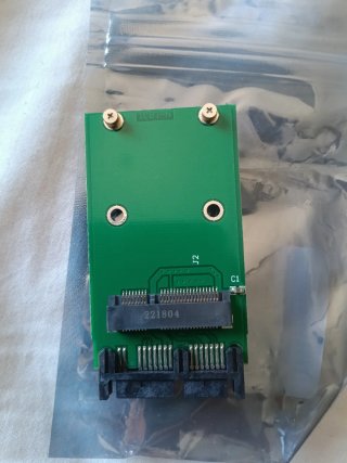 Adaptador Mini PCI-E a Micro SATA 1.8