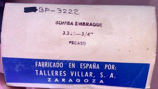 Bomba de embrague Villar BP-3222