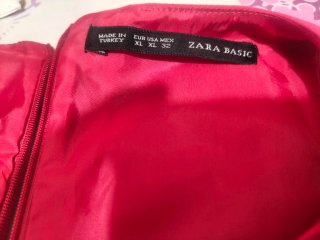 Vestido rosa fucsia sin mangas