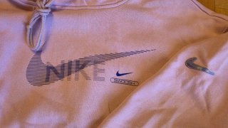 Sudadera corta Nike Lila