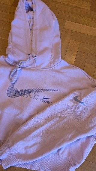 Sudadera corta Nike Lila