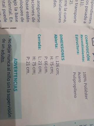 Cuna de viaje Giordani Easy Travel