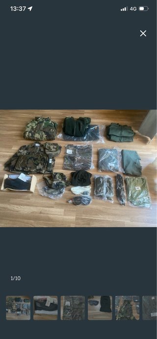Ropa militar camuflaje