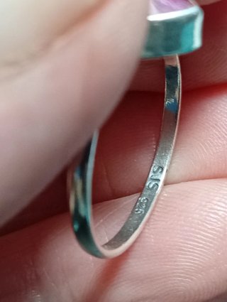 Anillo Plata Ley rubí facetado