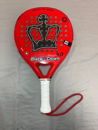 Pala Pádel Black Crown Piton 4.0 Roja