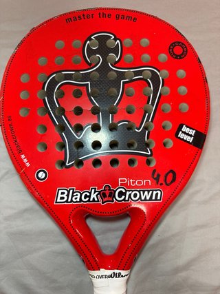 Pala Pádel Black Crown Piton 4.0 Roja