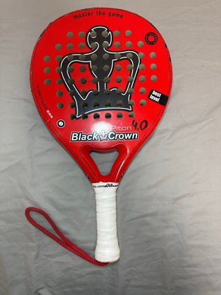 Pala Pádel Black Crown Piton 4.0 Roja
