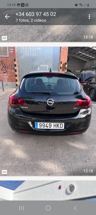 Opel Astra 2012