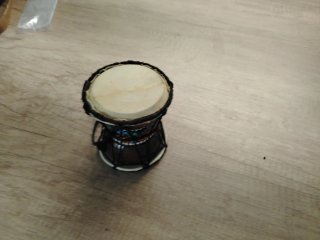 Mini Djembe o Bongo decorativo