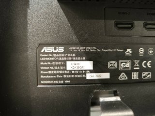 Monitor Gaming Asus 43" Antireflejos 120Hz