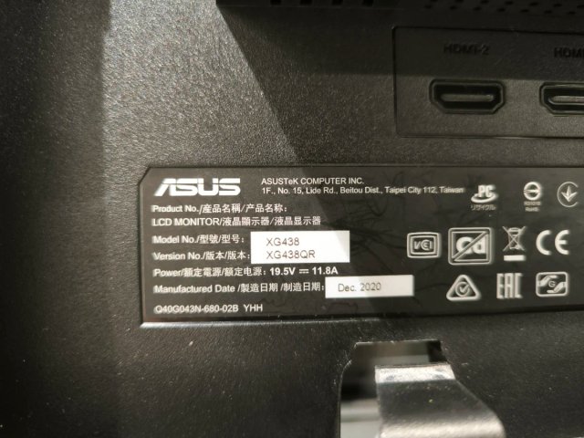 Monitor Gaming Asus 43" Antireflejos 120Hz