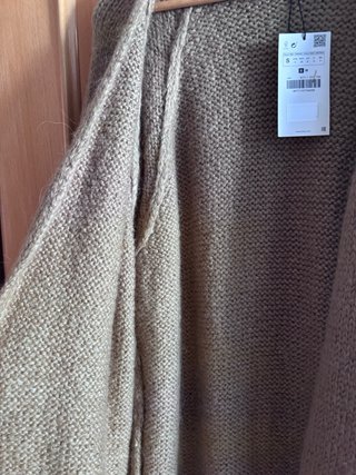 Chaqueta Zara punto grueso oversize
