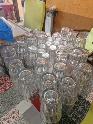 Vasos hostelería cristal Se puede vender todo
