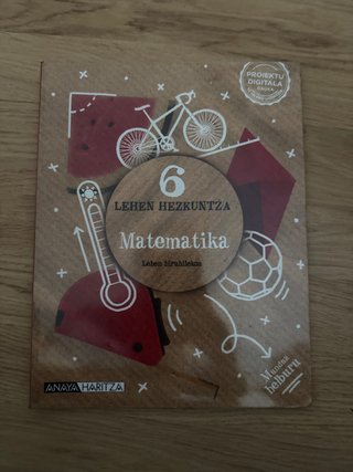 Libro de matemáticas de 1,2 y 3 hiruhilekoa