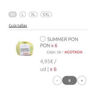 Pack 6 Ovillos Katia Summer Pon Pon (56)