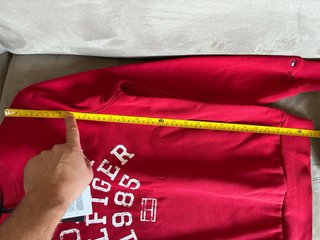 Tommy Hilfiger Felpa Pullover Uomo tgXS rossa