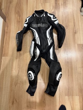 Mono de moto BETA sportbike negro/blanco Talla 36