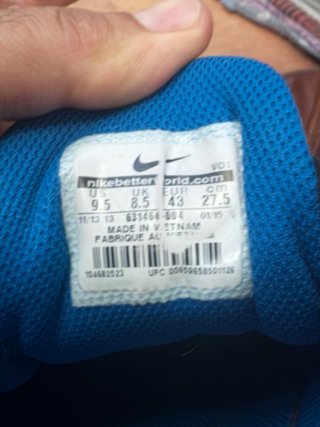 Zapatillas Nike Dual Fusion Training Negras/Azules