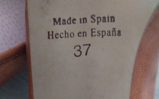 Zapatos piel planos Tania López piel mujer talla37
