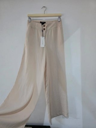 Pantalon Karen Millen Talla M Beige Nuevo