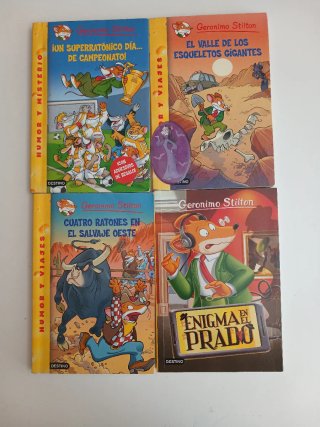 Lote de libros de geronimo stilton