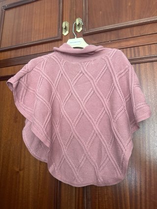 Conjunto niña vestido y poncho