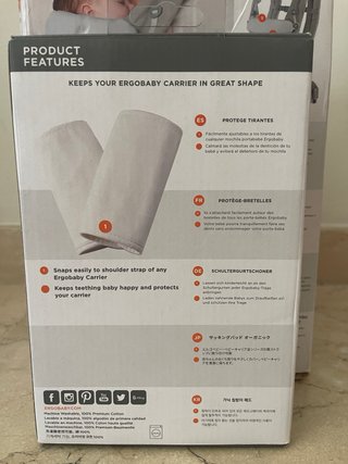 Ergobaby Mochila Portabebés Adapt + Teething Pads