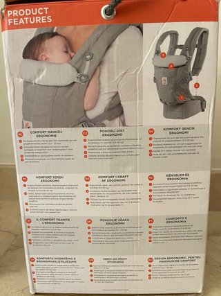 Ergobaby Mochila Portabebés Adapt + Teething Pads