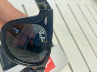 Ray-Ban Wayfarer Nero Lucido Originali Nuovi